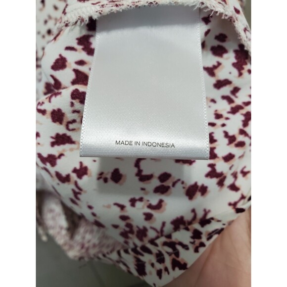 Express Portofino Printed Button-Up Shirt Size Large - Picture 5 of 6